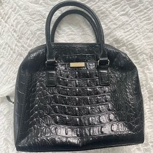 Kate Spade Black Snakeskin Satchel Bag